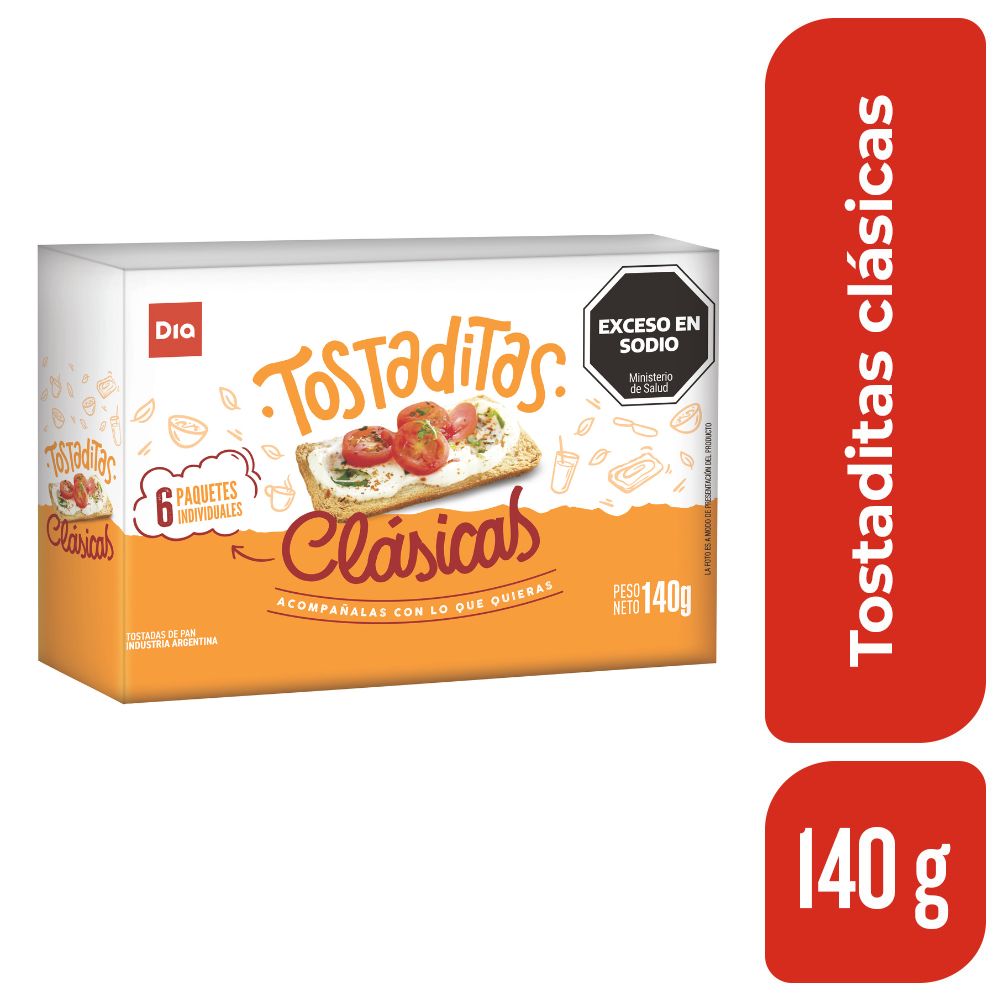 Tostaditas Clásicas Dia 140 Gr.