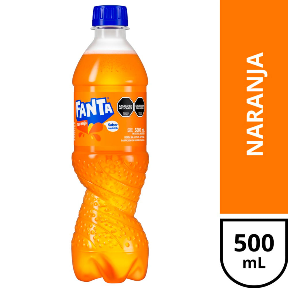 Gaseosa Fanta Naranja 500 Ml.