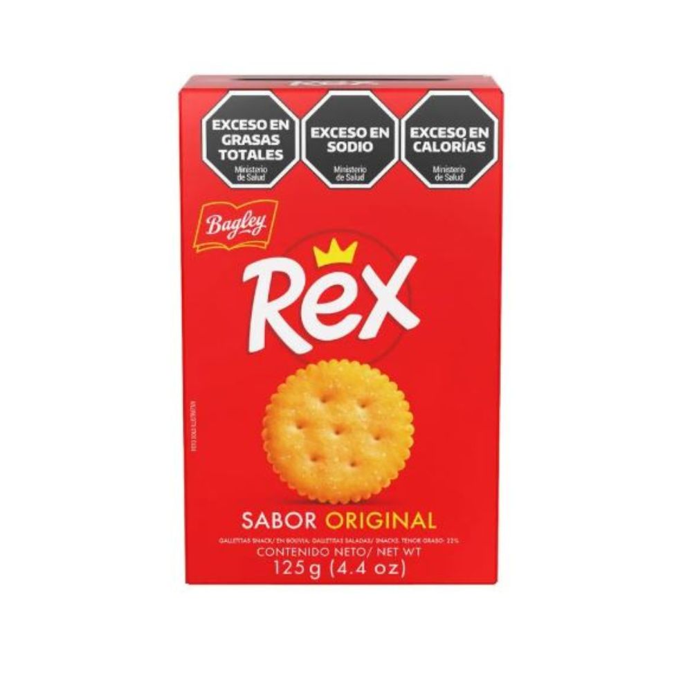 Galleta Snacks Estuche Rex 125 Gr.