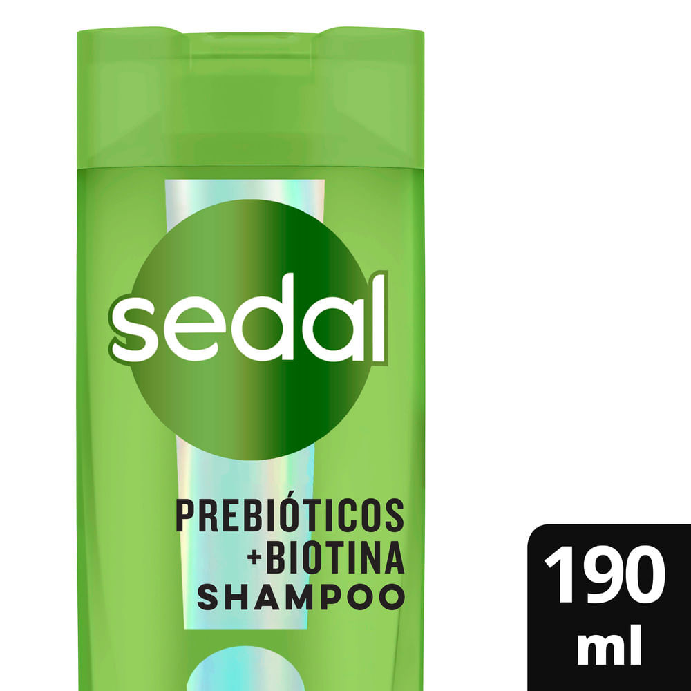 Shampoo SEDAL Prebióticos + Biotina 190 Ml.