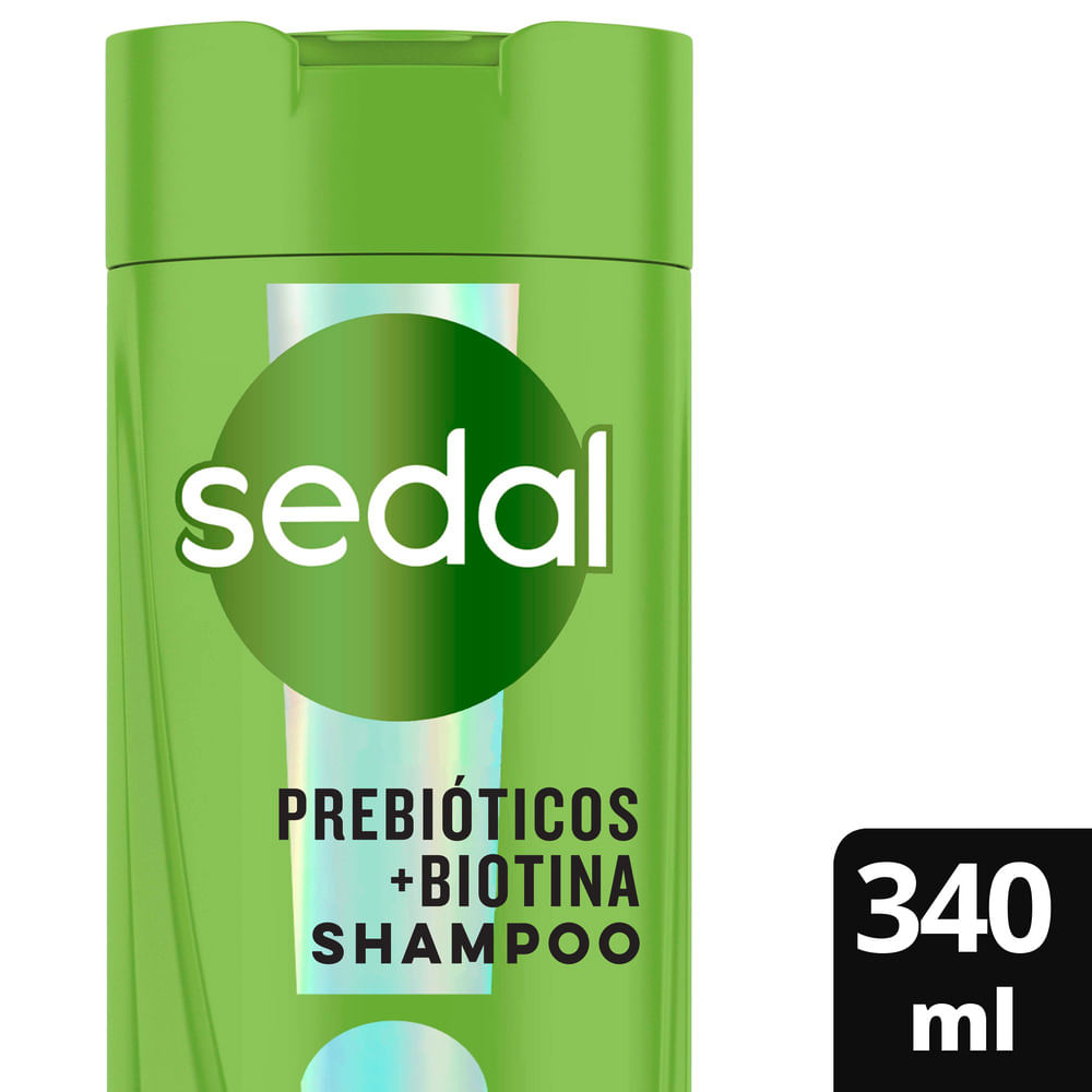 Shampoo SEDAL Prebióticos + Biotina 340 Ml.
