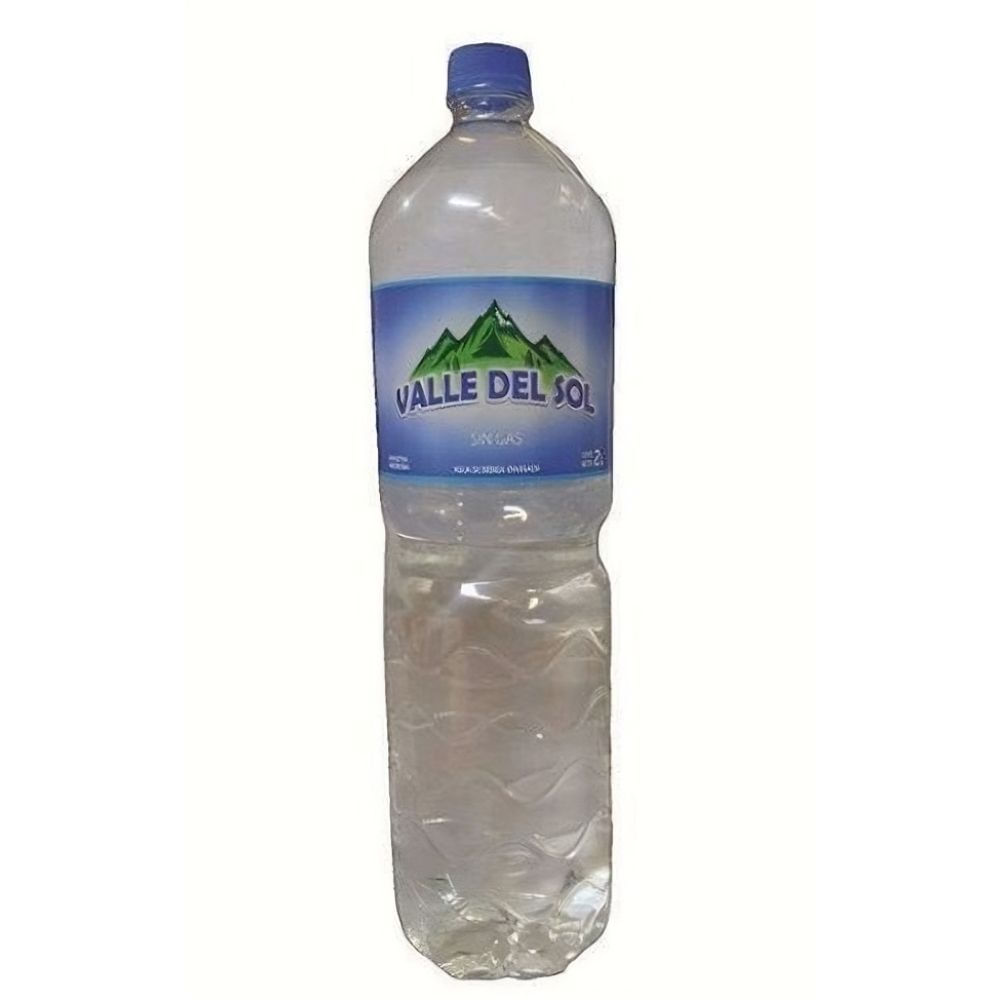 Agua Mineral Sin Gas Valle Del Sol 2 Lt.
