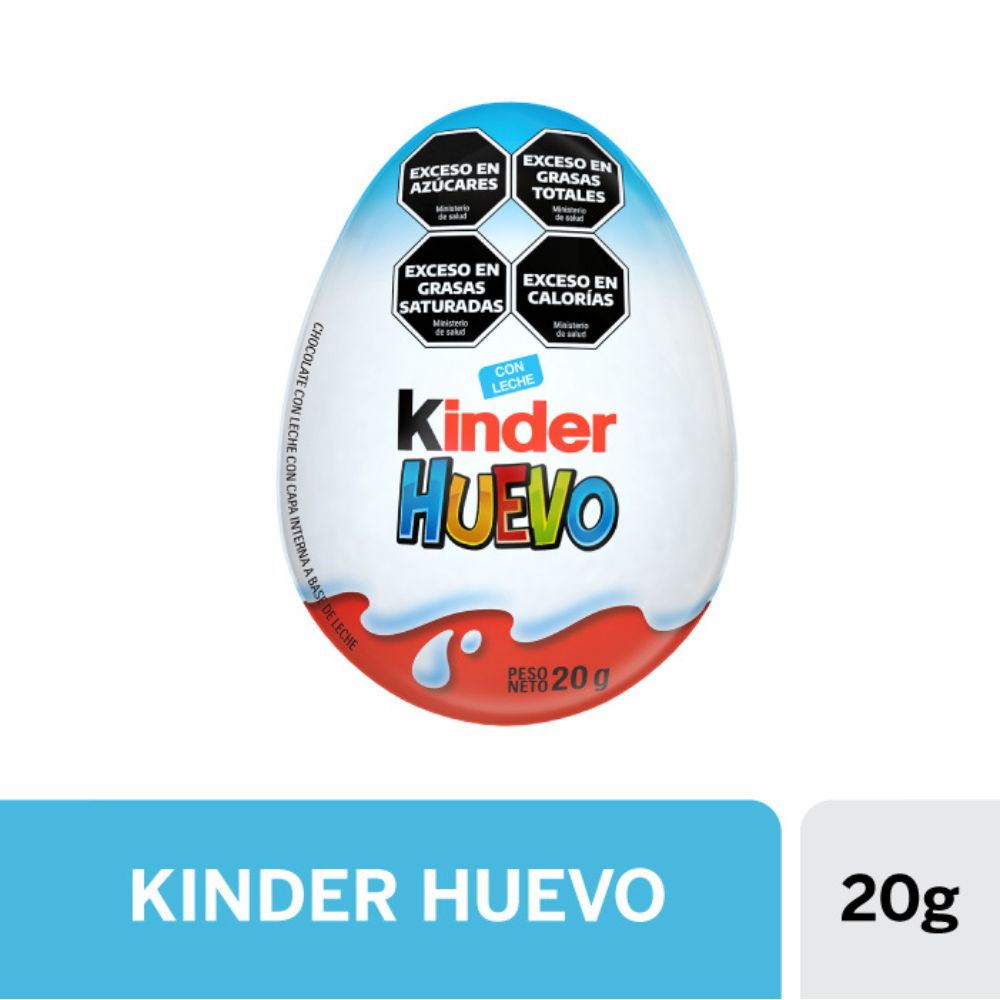 Huevo de Chocolate Kinder Niño 20 Gr.