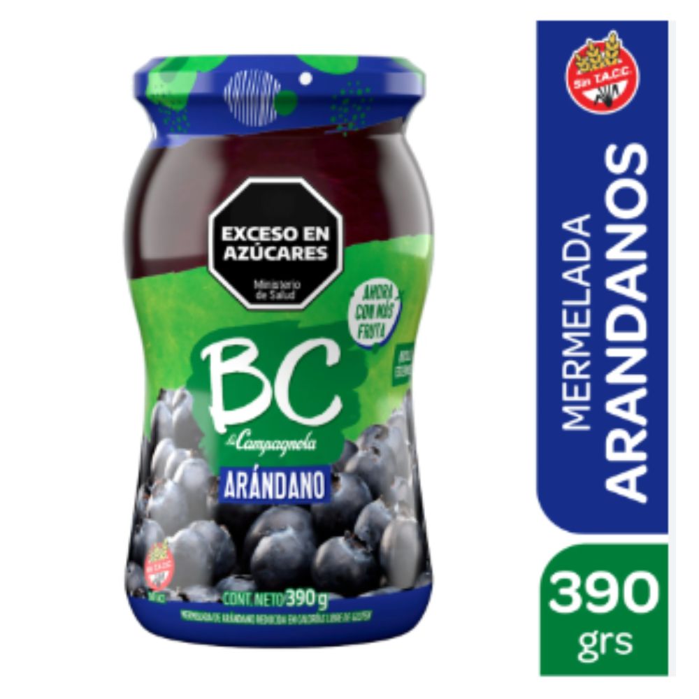 Mermelada BC Arándano 390 Gr.