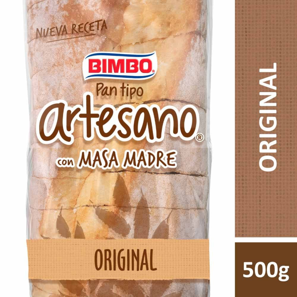 Pan Blanco Artesano con Masa Madre 500 Gr.