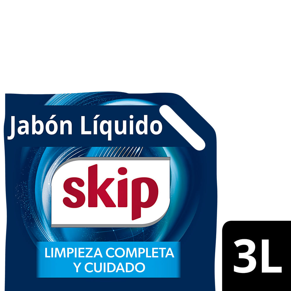 Jabon Liquido Skip Bio Enzimas Doypack 3 Lt.