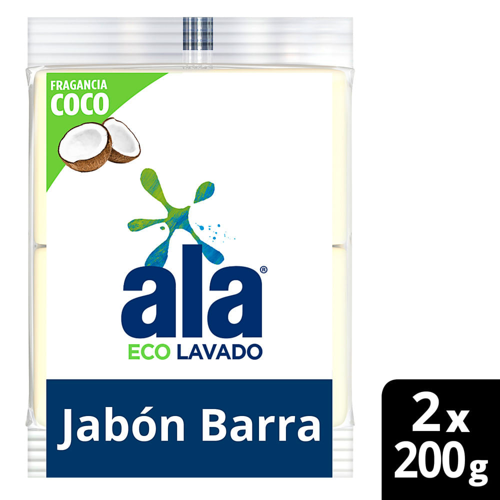 Jabon En Barra Ala Ecolavado 400 Gr.