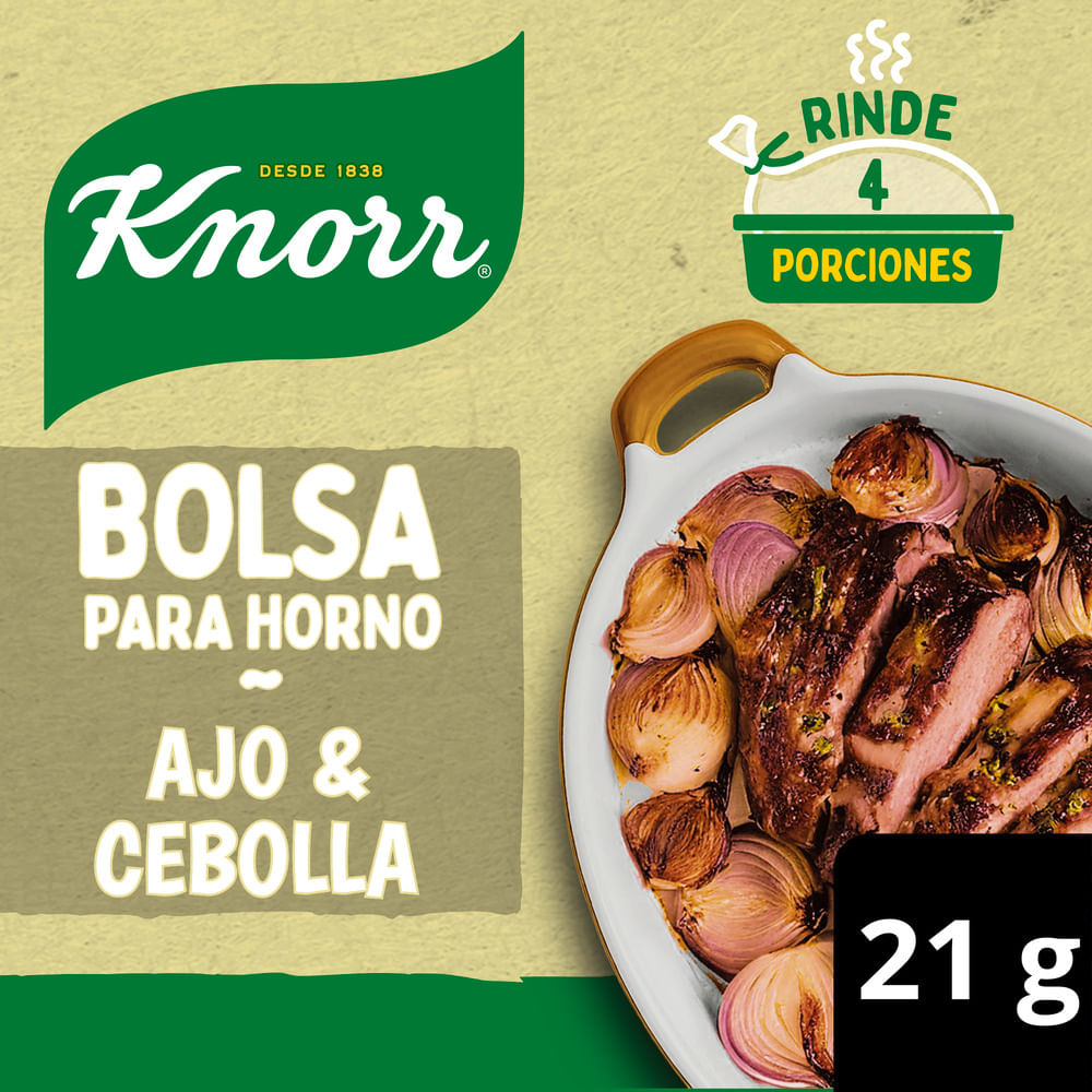 Sabor Al Horno Carne Cebolla y Ajo Knorr 21 Gr.