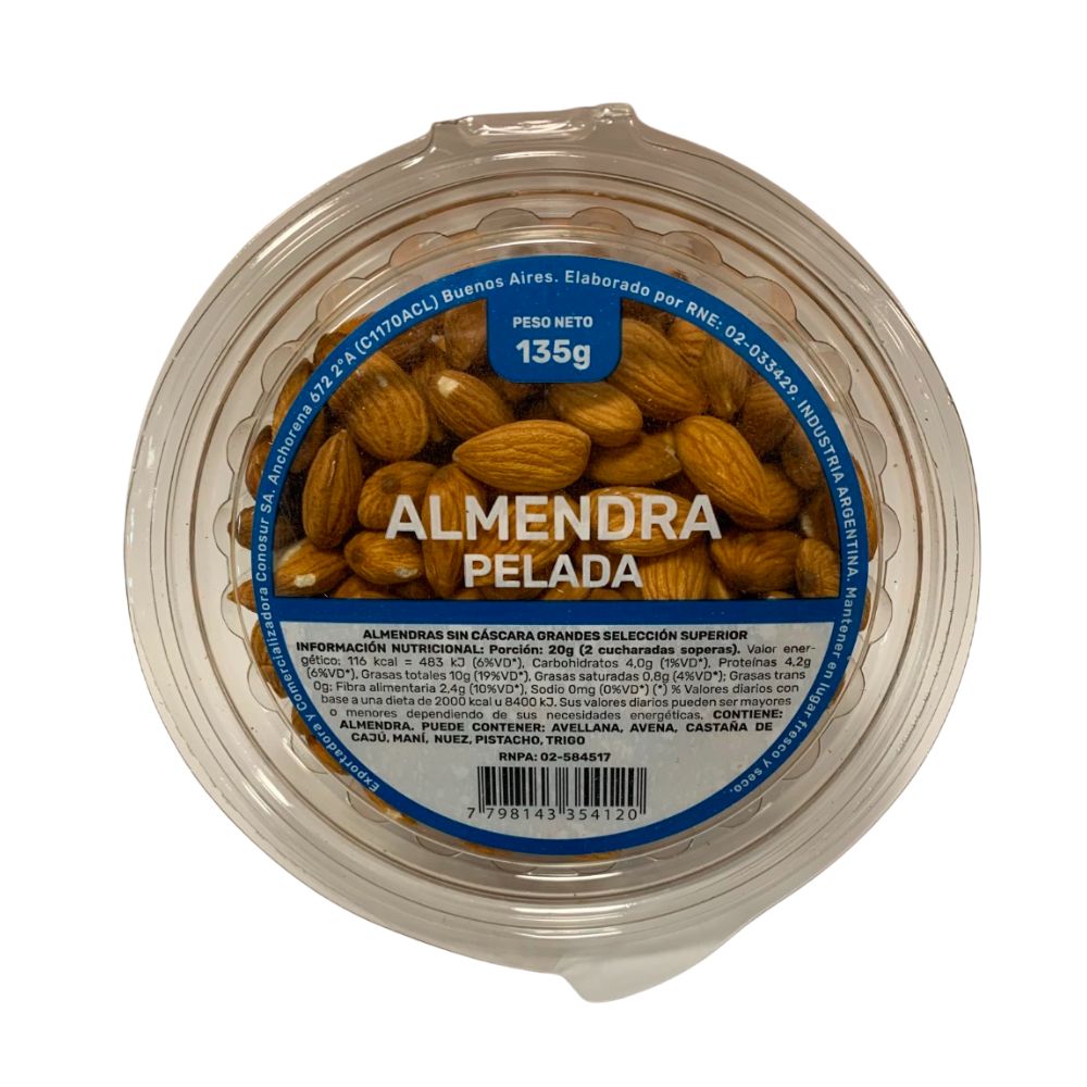 Almendras Peladas La Sanjuanita 135 Gr.