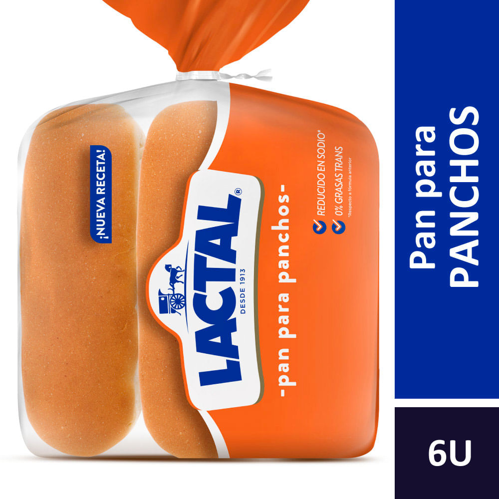 Pan de Pancho Lactal 6 Ud.