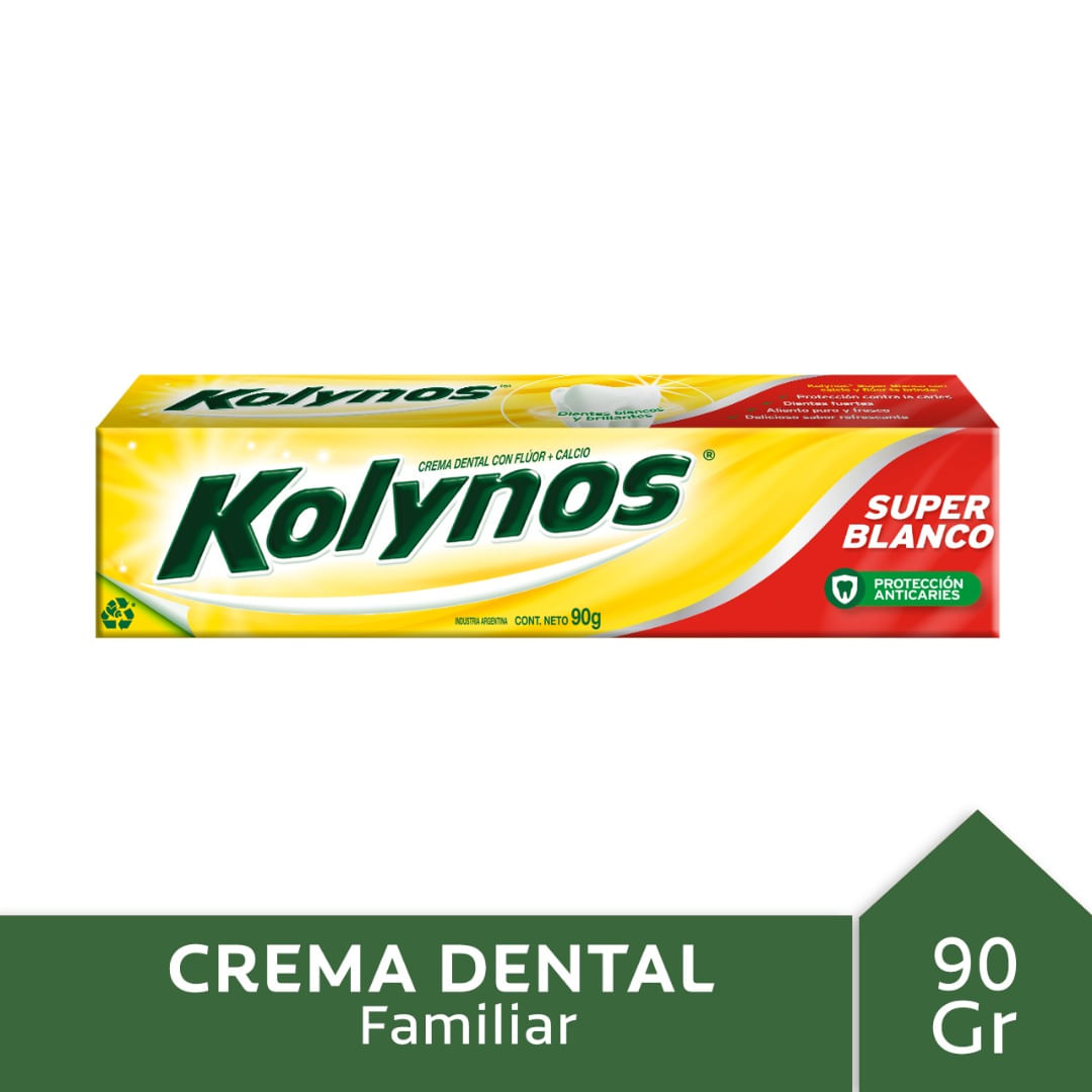 Pasta Dental Kolynos White Protection 90 Gr.