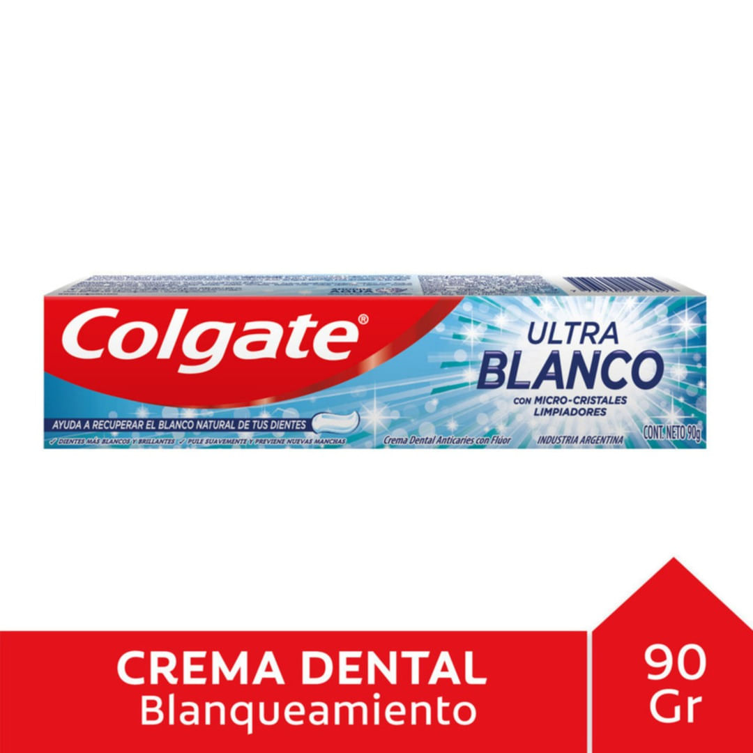 Pasta Dental Colgate Ultra Blanco 90 Gr.
