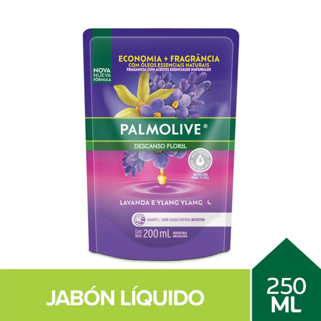 Jabon Liquido Palmolive Descanso Floral 200 Ml.