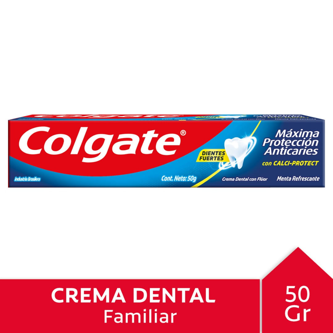 Pasta Dental Colgate Maxima Proteccion Anticaries 50 Gr.