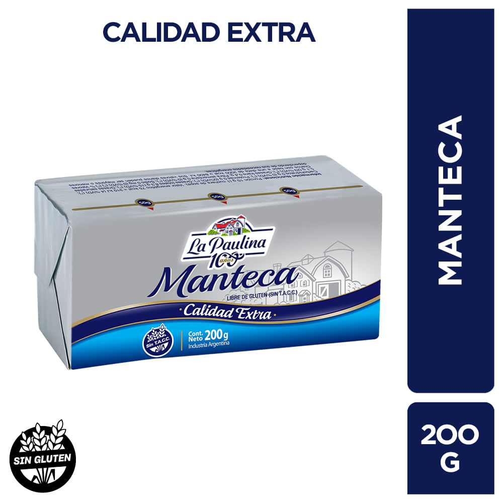 Manteca La Paulina 200 Gr.