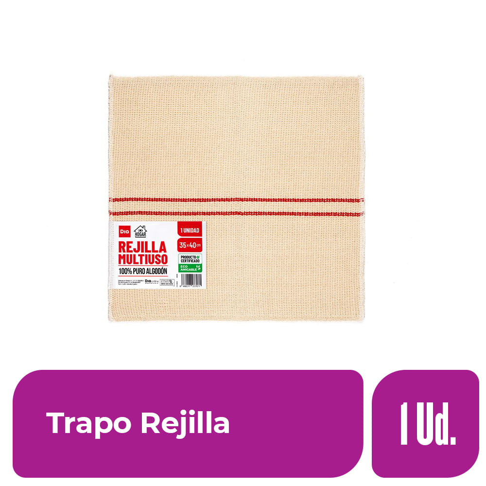 Trapo Rejilla Dia Multiuso Ecoamigable 1 Ud.