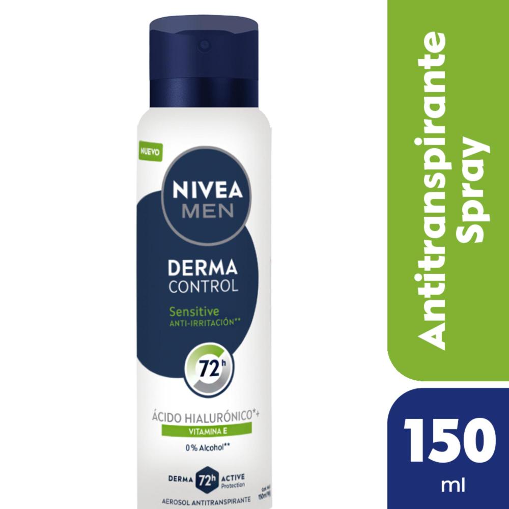 Desodorante Antitranspirante Nivea Men Derma Control Sensitive 150 Ml.
