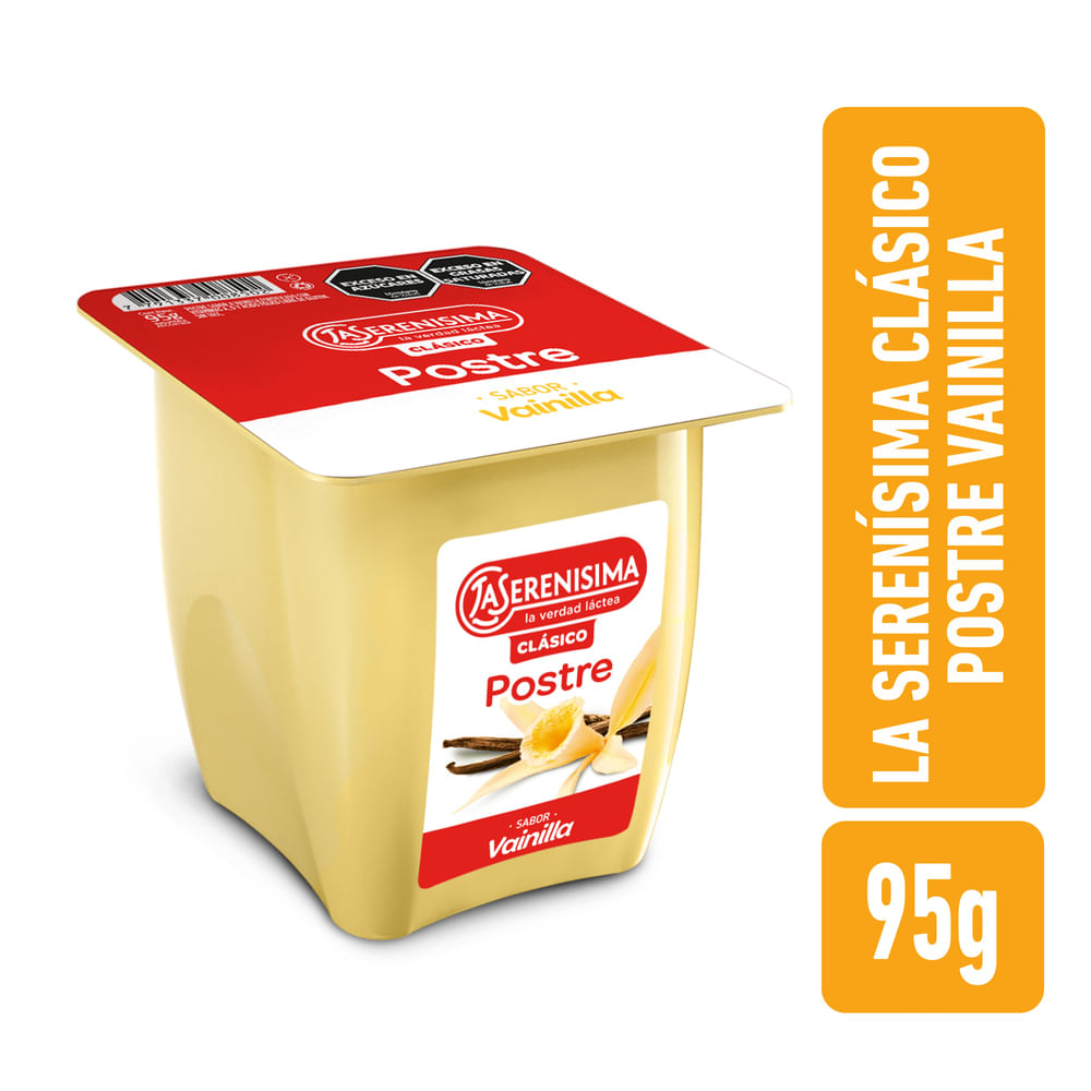 Postre Vainilla La SerenÃ­sima Clasico 95 Gr.