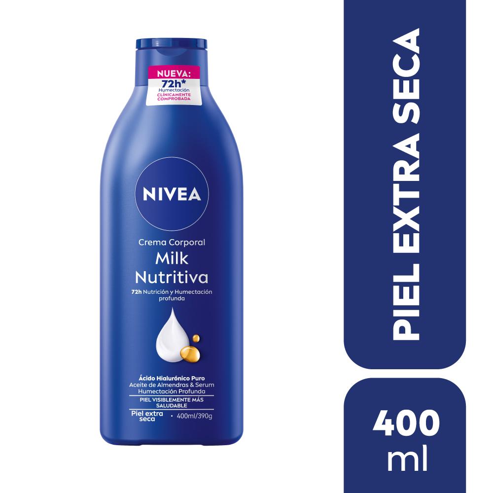 Crema Corporal Hidratante Nivea Milk Nutritiva 400 Ml.