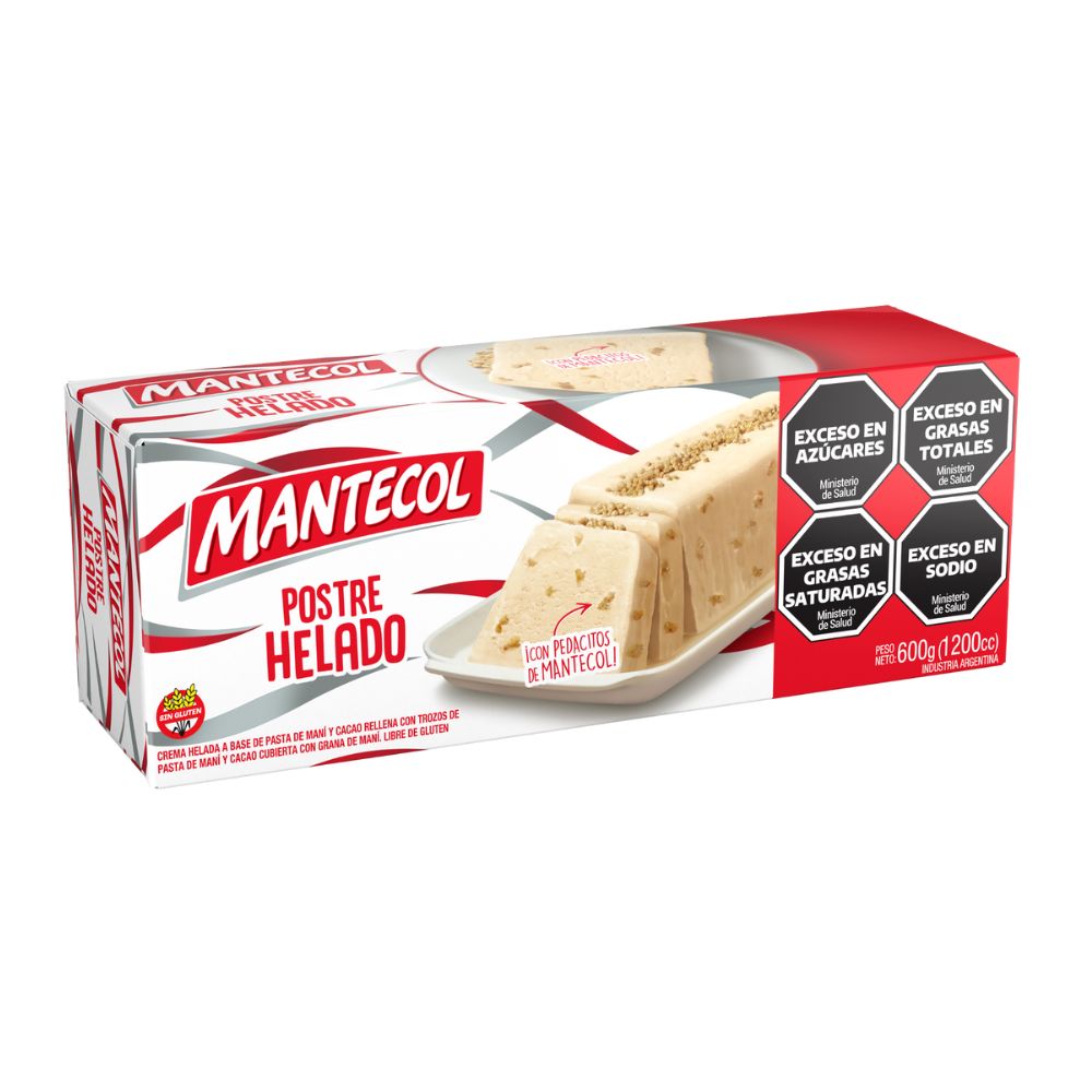 Postre Barra Helado Mantecol 600 Gr.