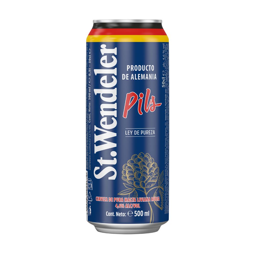Cerveza Rubia St. Wendeler 500 ml.