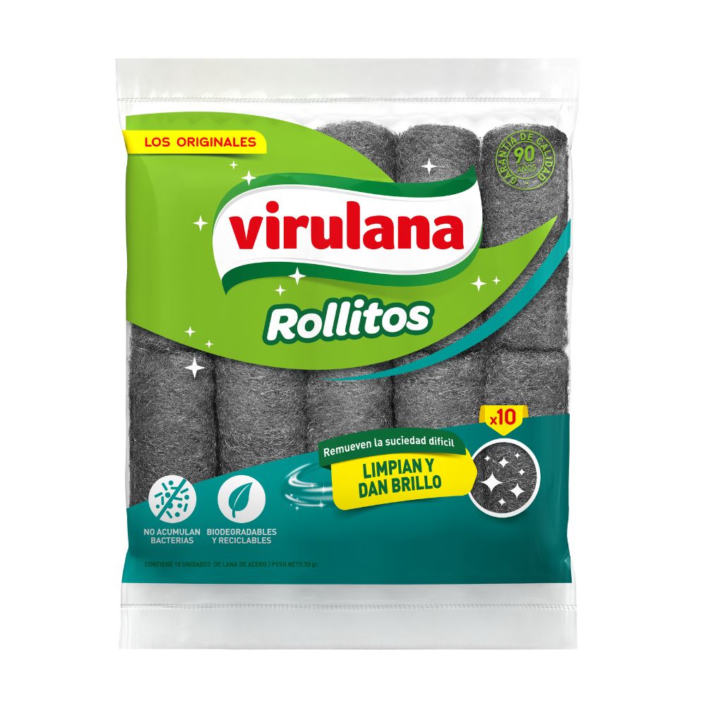 Rollito De Acero Virulana X 10 Ud.