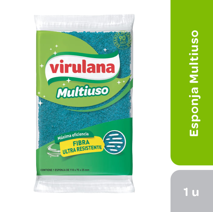Esponja Virulana Fibra Extra Duración 1 Ud.