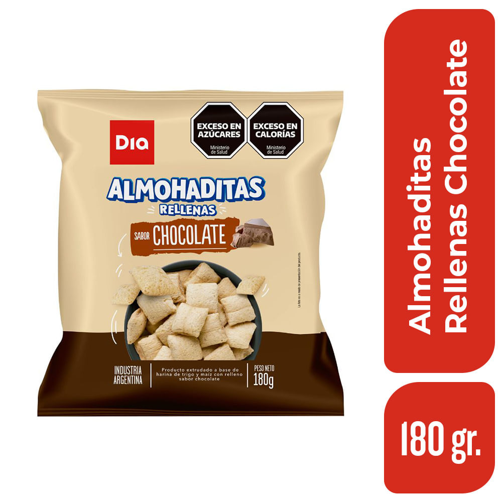 Almohaditas Rellenas Chocolate Dia 180 Gr.