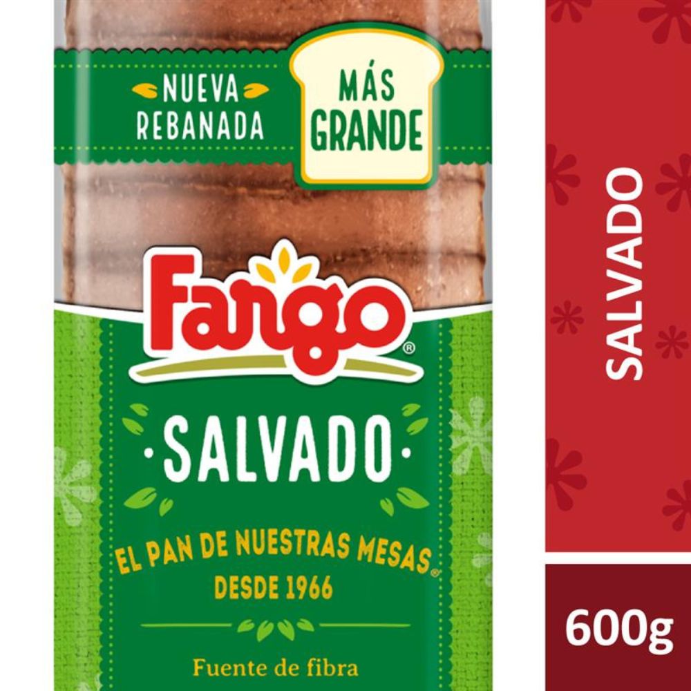 Pan Salvado Fargo 600 Gr.