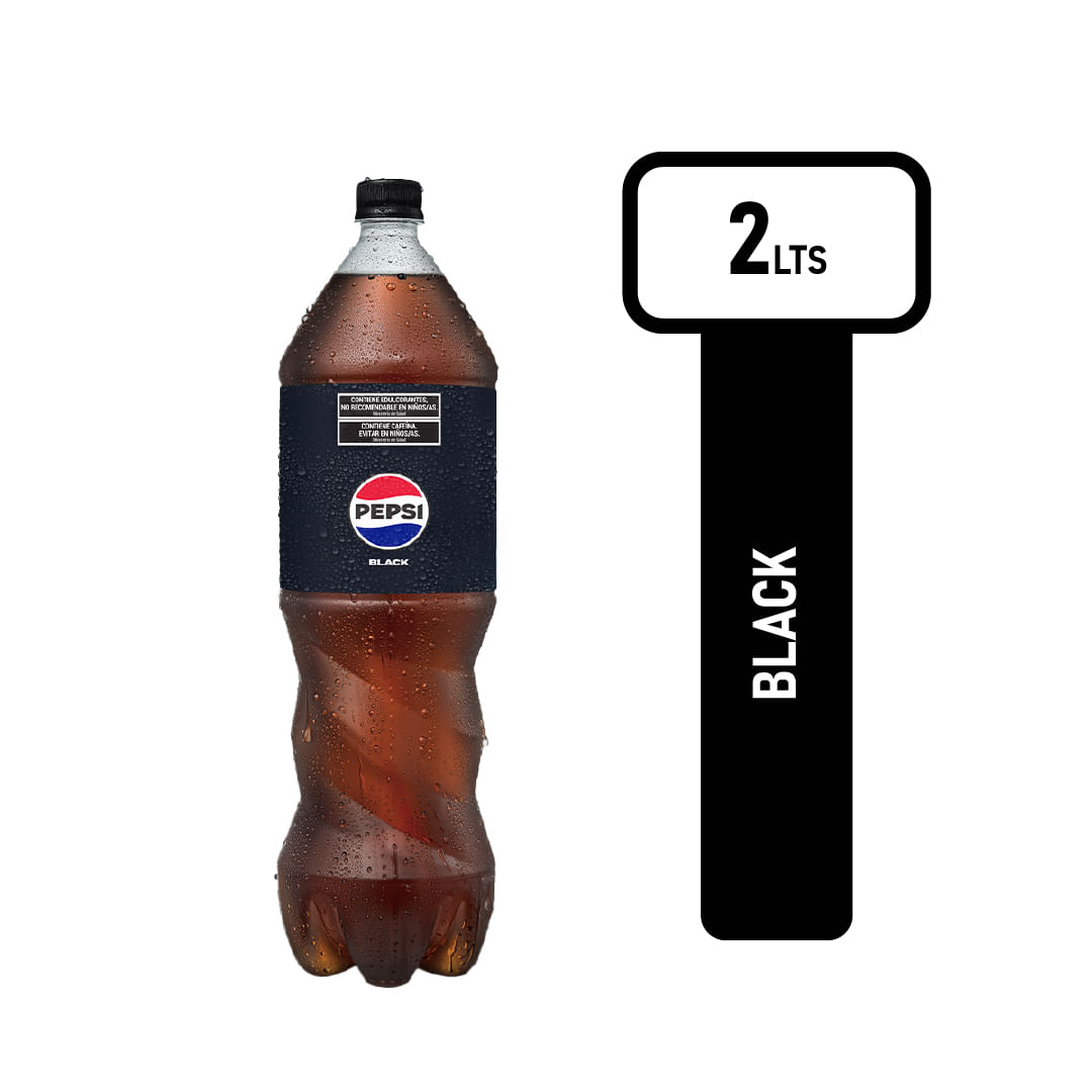 Gaseosa Cola Black Pepsi 2 Lt.