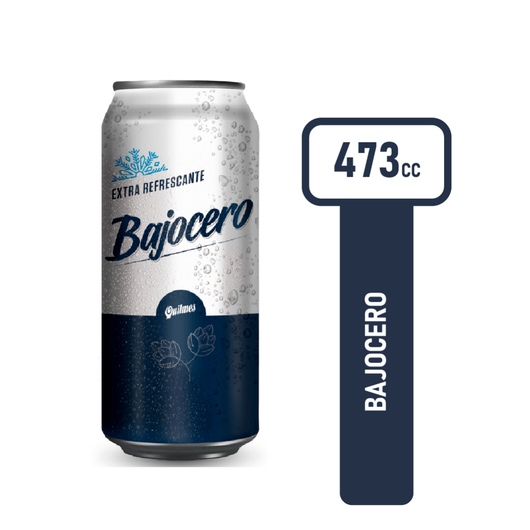 Cerveza Bajo Cero Quilmes 473 Ml.