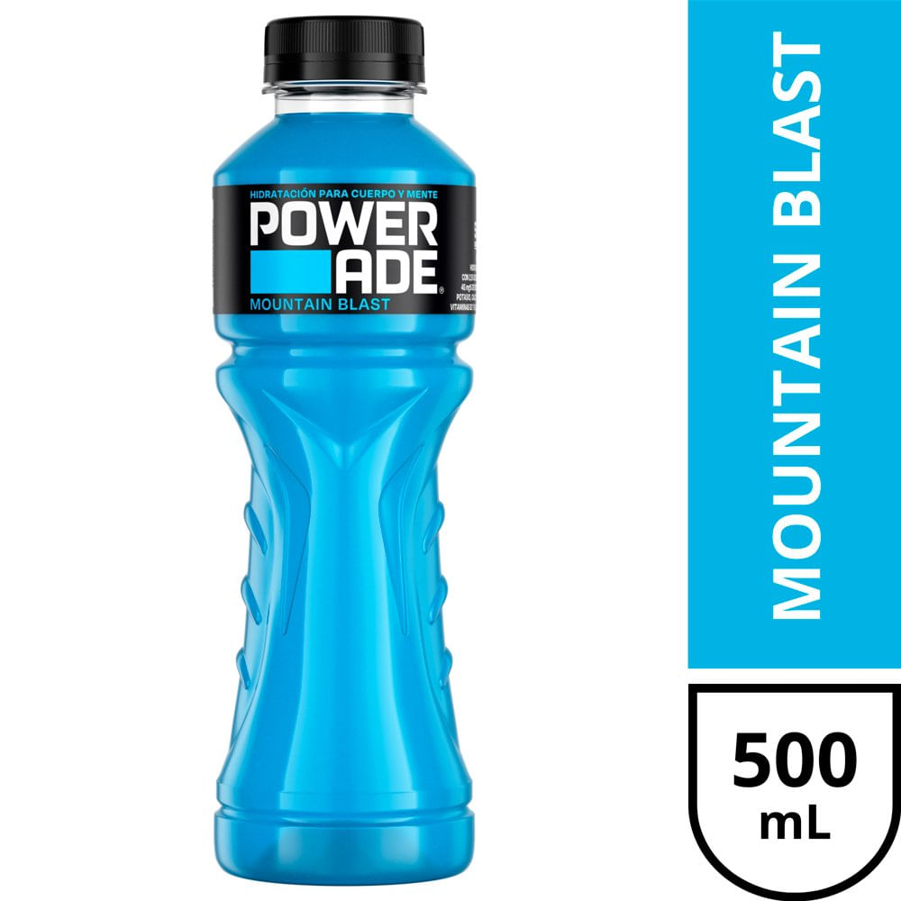 Bebida Isotonica Powerade Mountain Blast 500 Ml.