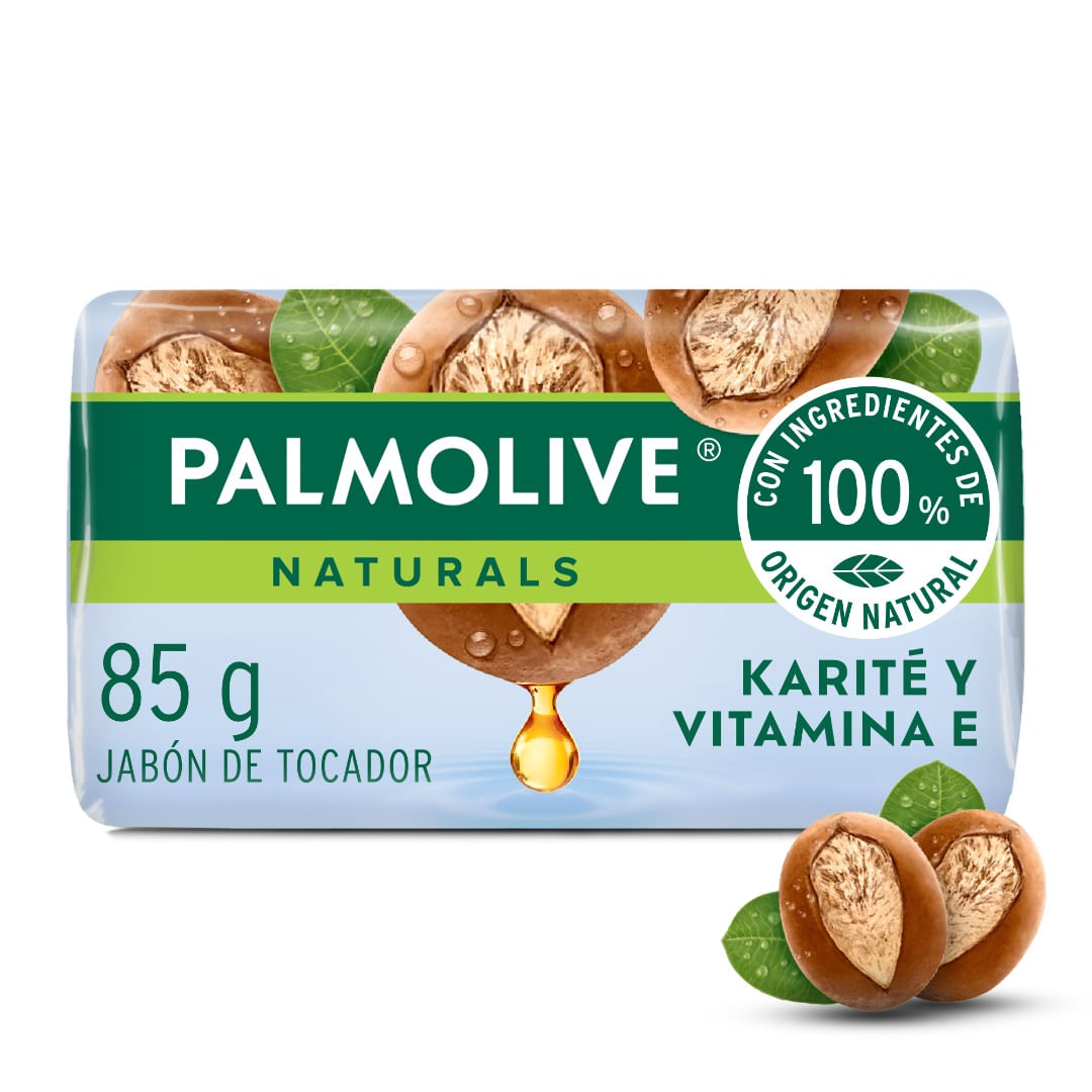 Jabon De Tocador Palmolive Naturals Karite 85 Gr.