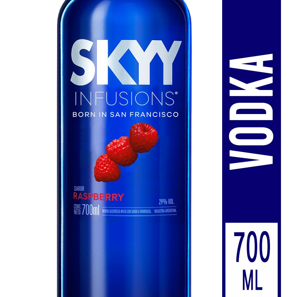 Vodka Skyy Infusion Raspberry 700 Ml.
