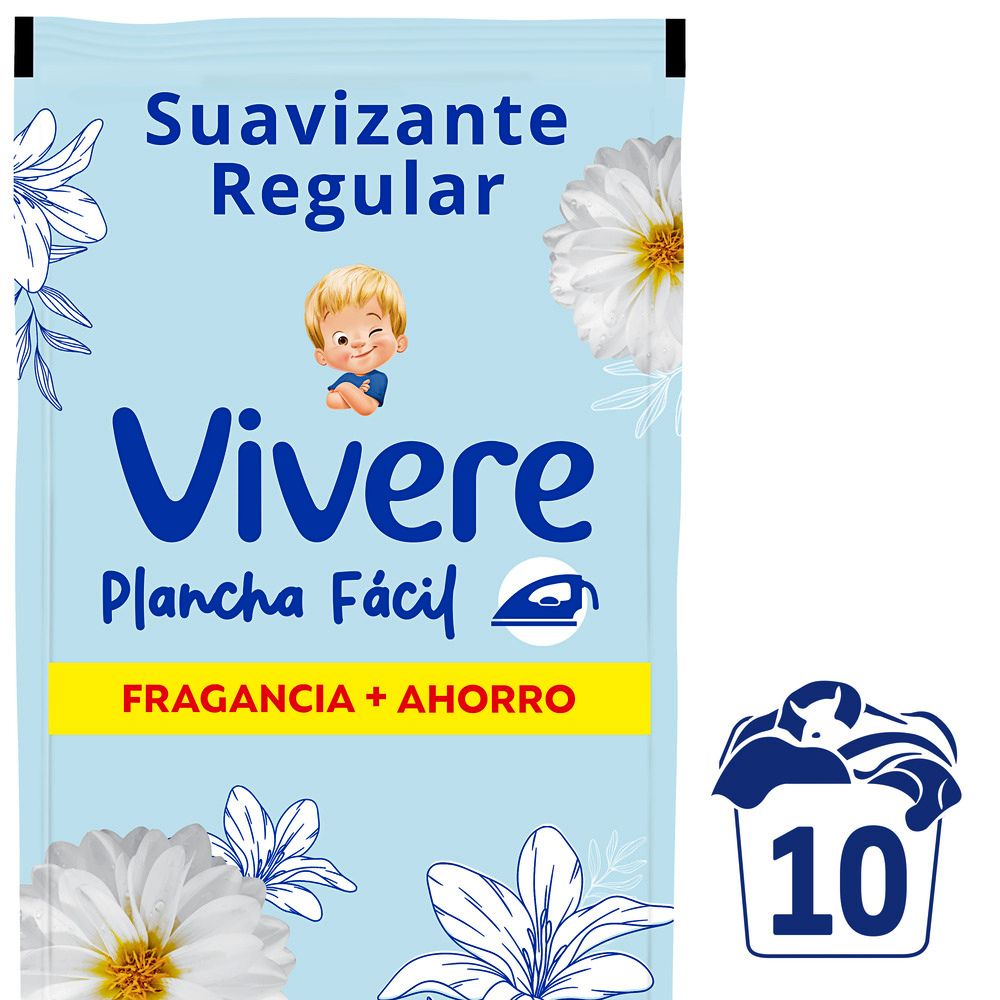 Suavizante Para Ropa Vivere Plancha Facil 900 Ml.
