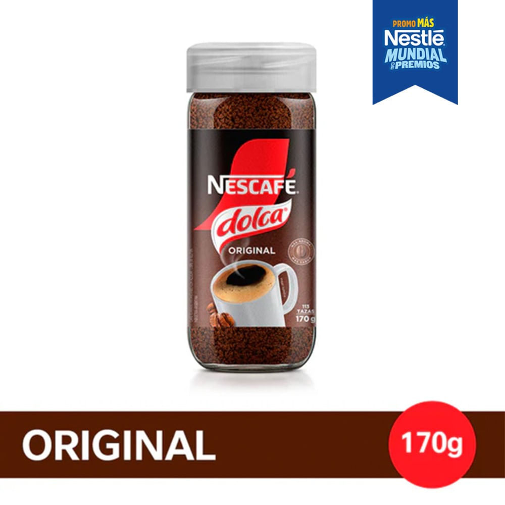 Nescafe Dolca Original Frasco X170 Gr.