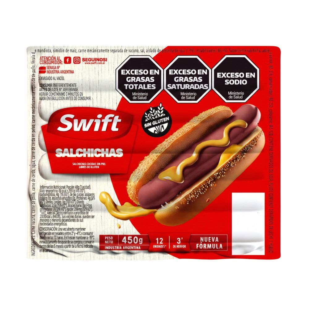 Salchichas Swift 450 Gr.