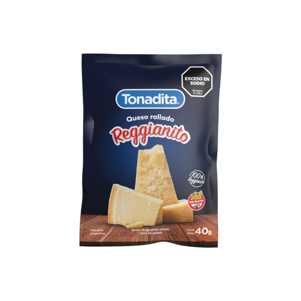 Queso Rallado Reggianito Tonadita 40 Gr.