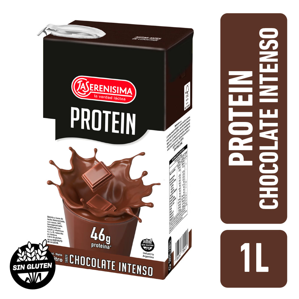 La Serenisima Protein Chocolate Intenso 1 Lt.