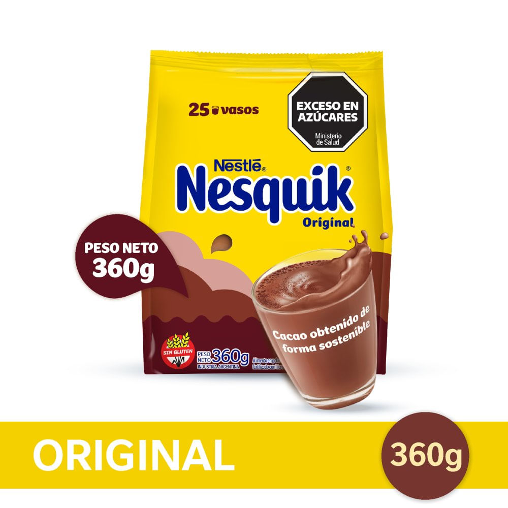 Original Cacao En Polvo Nesquik X 360 Gr.