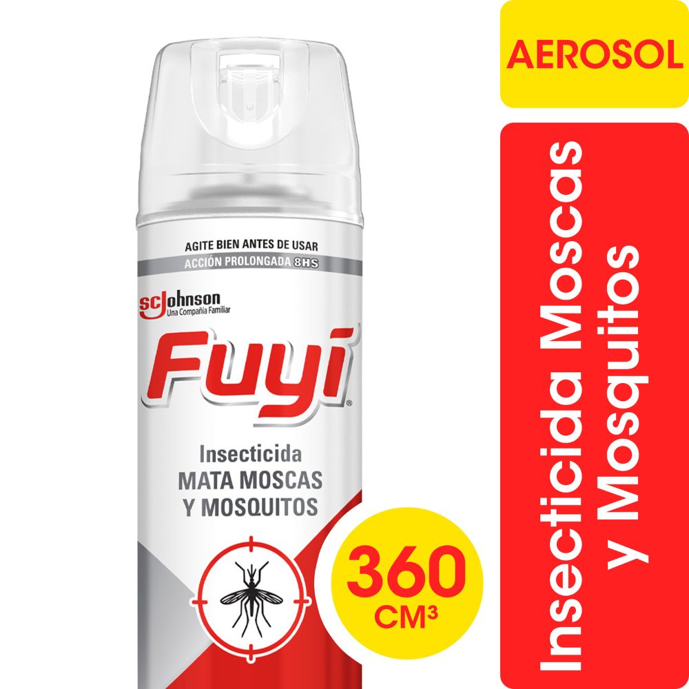 Insecticida FuyÃ­ Mata Moscas y Mosquitos en Aerosol 360 Ml.