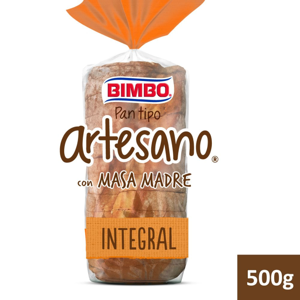 Pan Integral Artesano con Masa Madre 500 Gr.