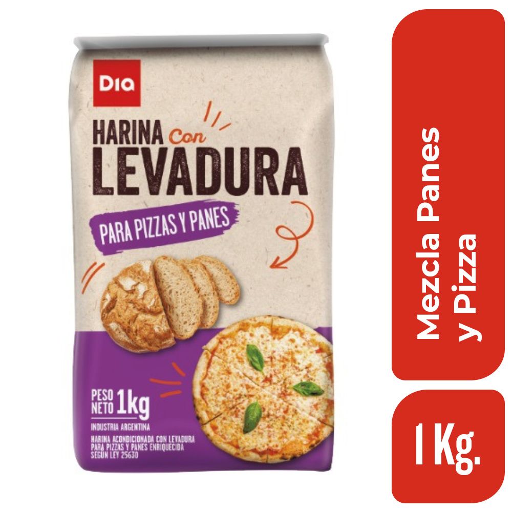 Harina para Pizza y Panes Dia 1 Kg.