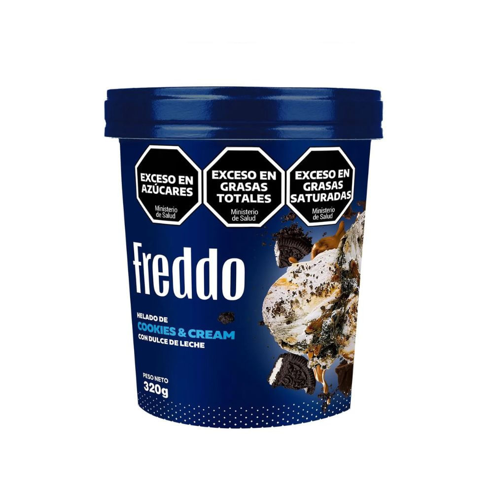 Helado Freddo Cookies & Cream 320 Gr.