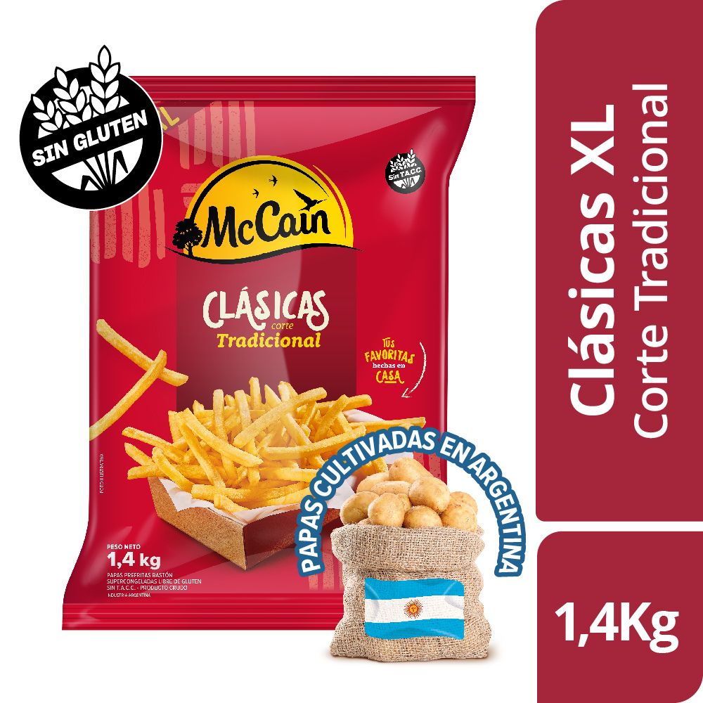 Papas Tradicional Mccain 1,4 Kg.