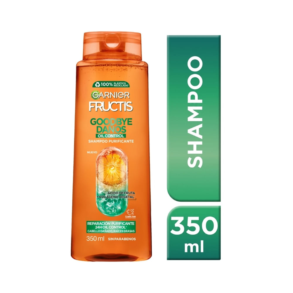 Shampoo Oil Control Fructis 350 Ml.