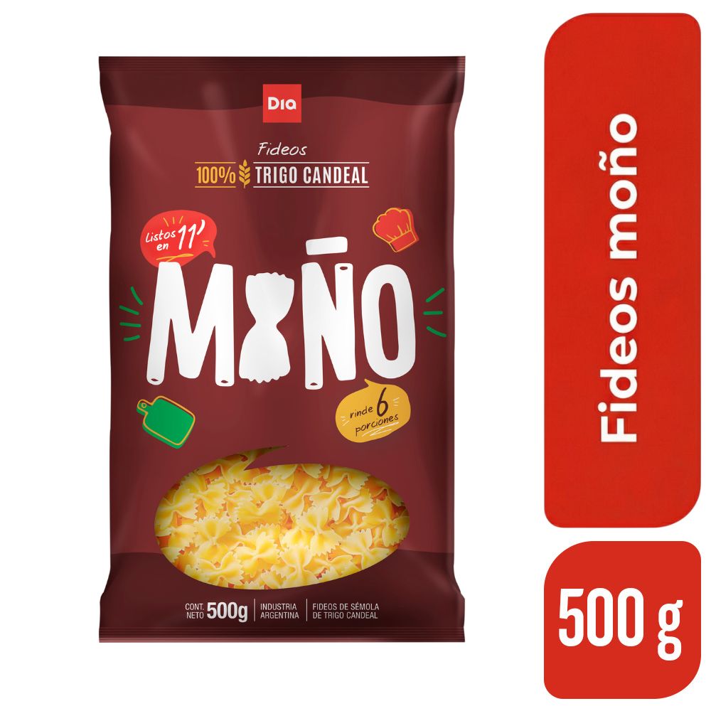 Fideos Moño Dia 500 Gr.