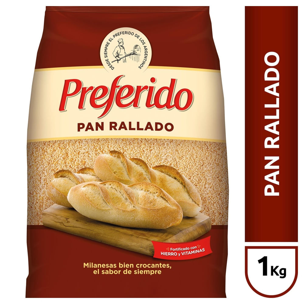 Pan Rallado Preferido 1 Kg.