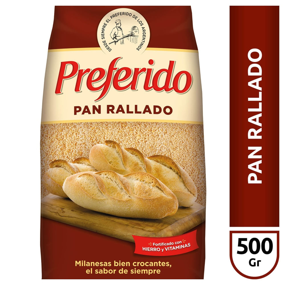 Pan Rallado Fortificado Preferido 500 Gr.
